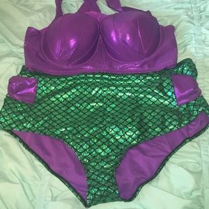 Plus Size Mermaid Swimsuit